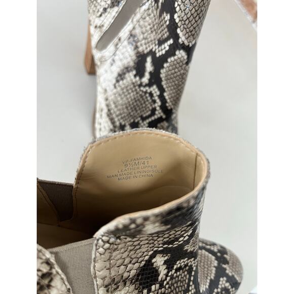 Vince Camuto Famhida Snakeskin Ankle Bootie Women’s Size 9.5 NWOB - Picture 7 of 9